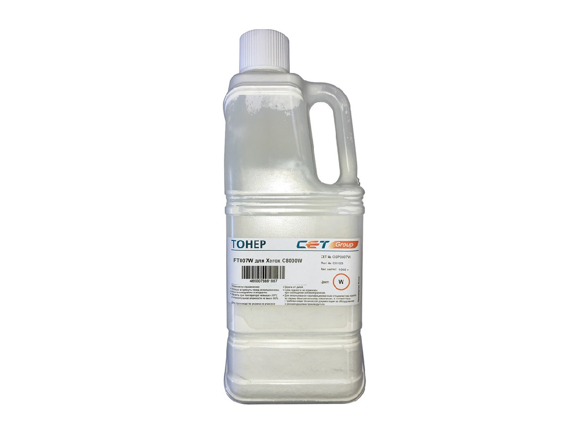 Тонер XEROX Versalink C8000W (Japan) White, 1кг/бут, OSP0007W, FT007W (106R04646) (CET)