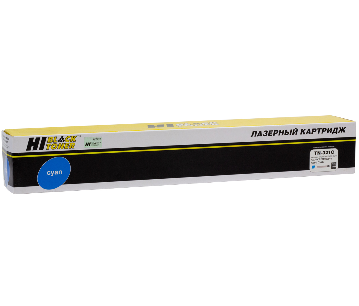 Картридж Konica-Minolta bizhub C224/284/364 (Hi-Black) TN-321C, C, 25K