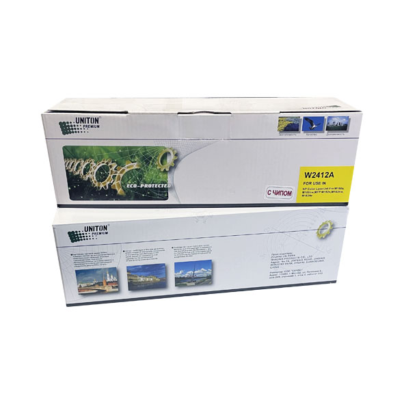 Картридж для HP W2412A (216A) желтый (0,85К) UNITON Premium GREEN LINE (Eco Protected)