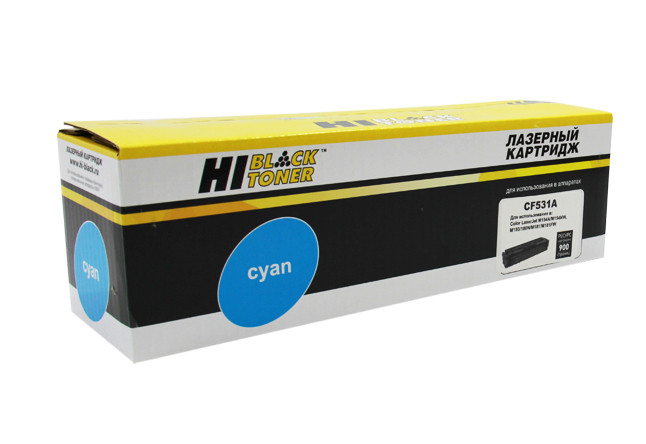 Картридж HP CLJ Pro M154A/M180n/M181fw (Hi-Black) CF531A, C, 0.9K