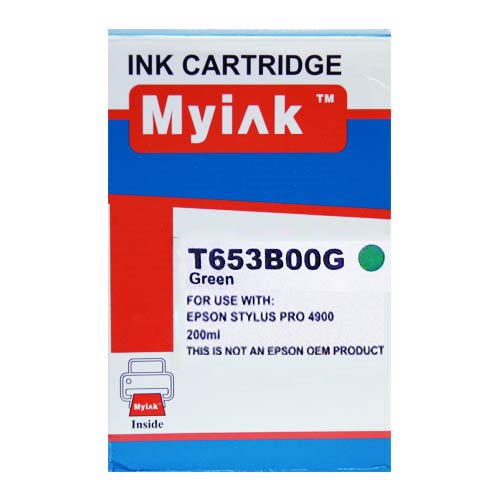 Картридж для (T653B) EPSON St Pro 4900 Green MyInk