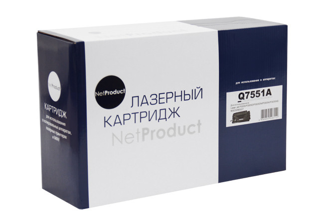 Картридж HP LJ P3005/M3027MFP/M3035MFP (NetProduct) Q7551A, 6,5K