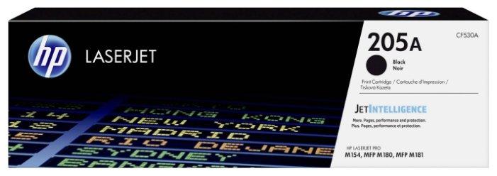 Картридж HP Color LaserJet Pro M154/M180/M181 (O) 205A/CF530A, Bk, 1.1K