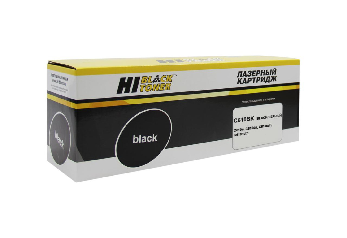 Картридж OKI C610 (Hi-Black) 44315324/44315308, Bk, 8K, ВОССТАН.