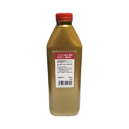 Тонер для HP Color LJ CP 1215/1515/1525/СМ1312/CM1415/CP1025/2025 (фл,500,красный,Chemical) Gold ATM