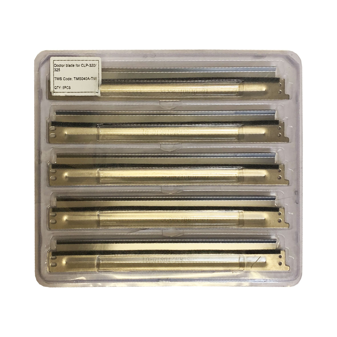 Дозирующее лезвие (Doctor blade) для Samsung CLP-320/325 (УПАКОВКА 5 шт) (с уплотнителем) TMS