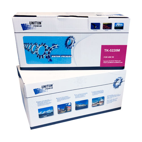 Тонер-картридж для (TK-5220M) KYOCERA (1,2K) красный UNITON Premium GREEN LINE (Eco Protected)