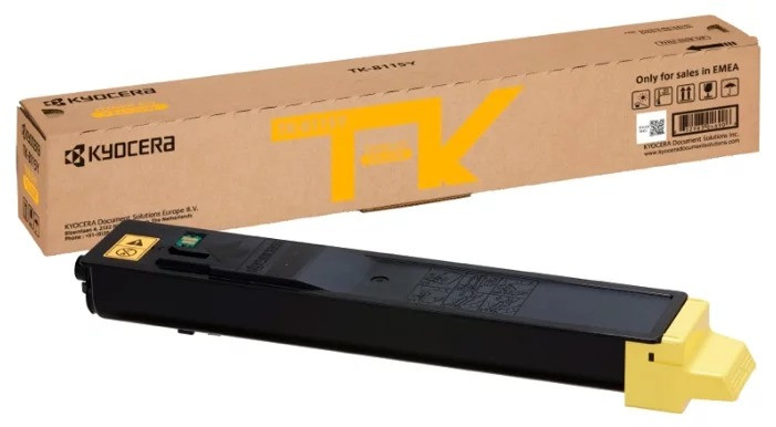 Картридж Kyocera ECOSYS M8124cidn/M8130cidn (O) TK-8115, Y, 6K (Европа)