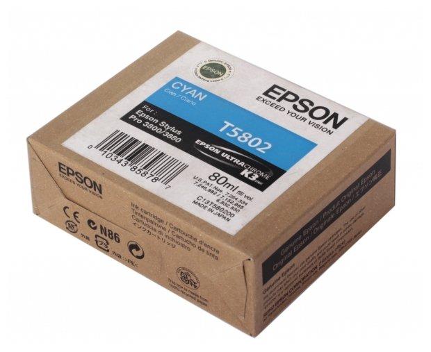Картридж Epson Stylus Pro 3800/3880 (O) C13T580200, голубой, 80 мл