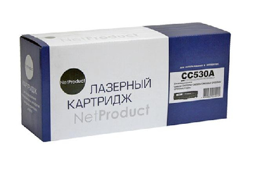 Картридж HP CLJ CP2025/CM2320/Canon LBP7200 (NetProduct) CC530A/Canon718, BK, 3,5K