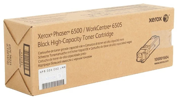 Картридж Xerox Phaser 6500/WC 6505 (O) 106R01604, Bk, 3K