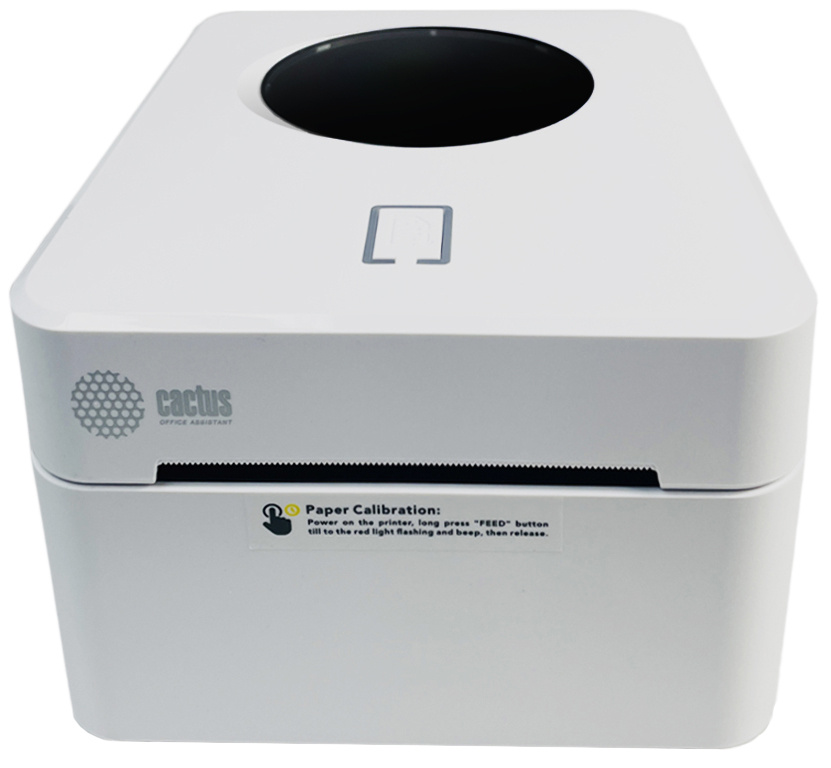 Термопринтер Cactus CS-TP-D410U-W 203dpi 160мм/с/USB для печ.этик. белый