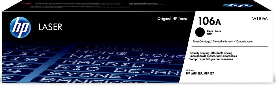Картридж HP Laser 107a/r/135a/HP Laser 107a/137fnw, 1К (O) 106A/W1106A