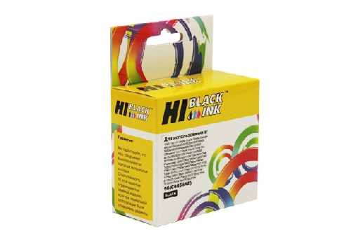 Картридж HP PCS 2100/DJ 5550/450/PS7150/7350/7550 (Hi-Black) C6656AE / №56, BK