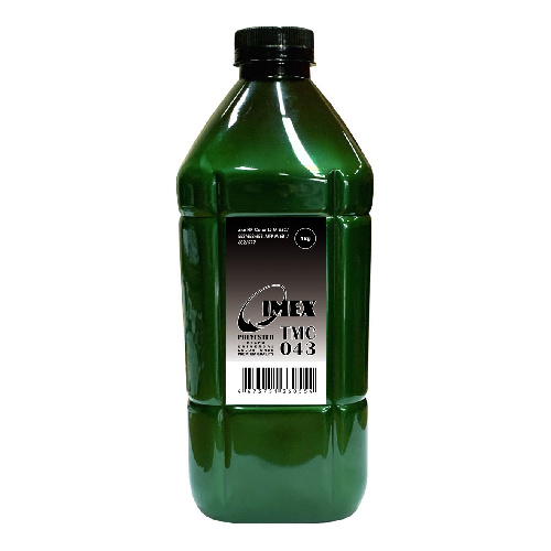 Тонер для HP Color Универсал тип TMC 043 (фл,1кг,черный ,Polyester,IMEX) Green Line