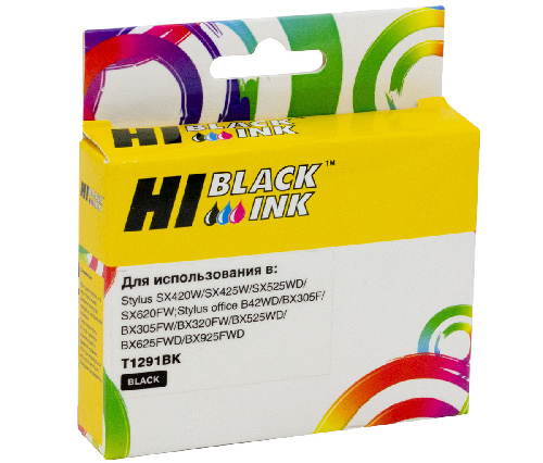 Картридж Epson Stylus SX230/235W/SX420W/SX425W/BX305F (Hi-Black) C13T12914010, BK
