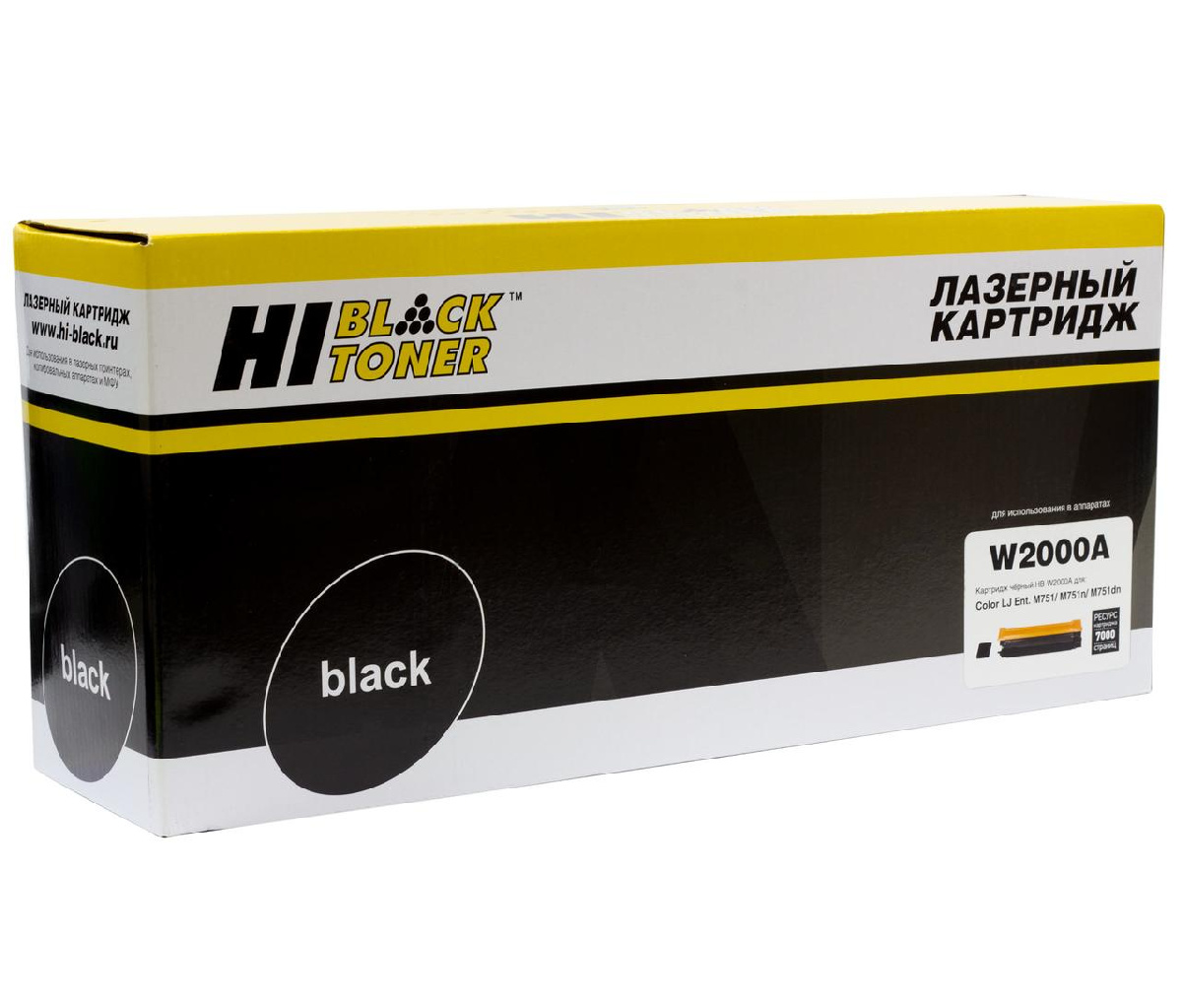 Картридж HP CLJ Enterprise M751/M751n/dn (Hi-Black) 658A/W2000A, Bk, 7К (восстановленный)