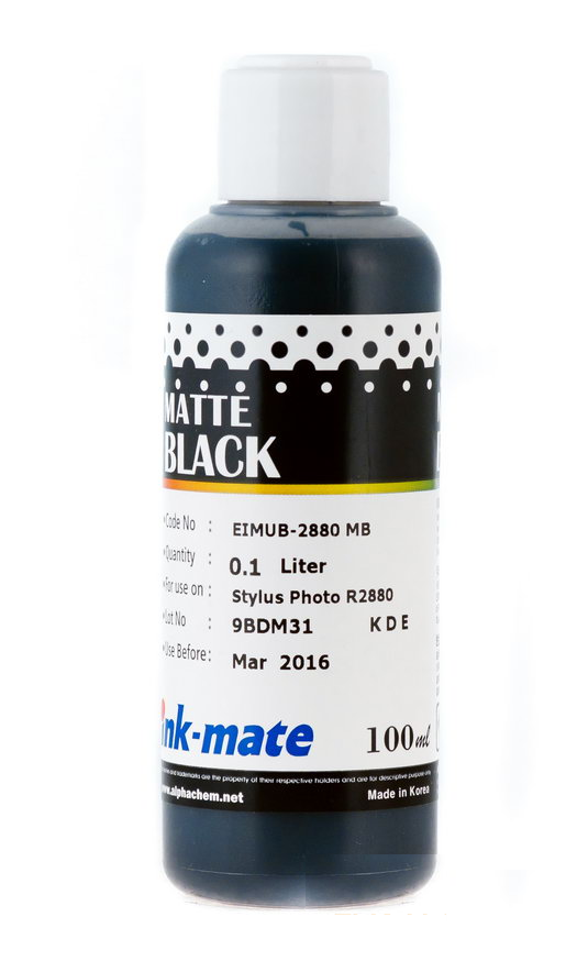 Чернила Epson (Ink-Mate) 100 мл, EIMUB-2880MA (матовый черный)