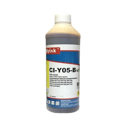 Чернила MyInk Canon iPF8400D/8300/5000/750/760/765/510/500 (1л, Yellow, Dye) CI-Y05-B