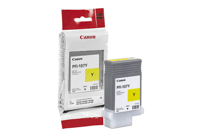 Картридж Canon IPF 670/680/685/770/780/785 (O) PFI-107Y, 130 мл, 6708B001
