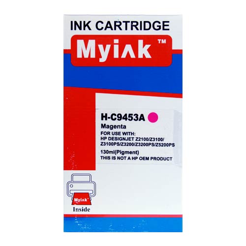 Картридж HP DesignJet Z2100/Z3100/Z3200 C9453A Magenta (130ml, Dye) MyInk ( 70)
