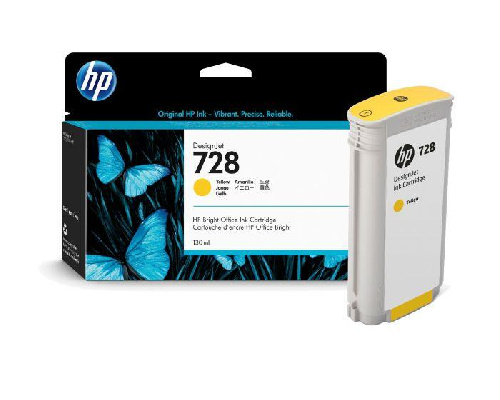 Картридж HP DesignJet T730/T830, 130ml (O) Yellow F9J65A/№728