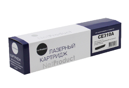 Картридж HP CLJ CP1025/1025nw/Pro M175 (NetProduct) № 126A, CE310A, BK, 1,2K
