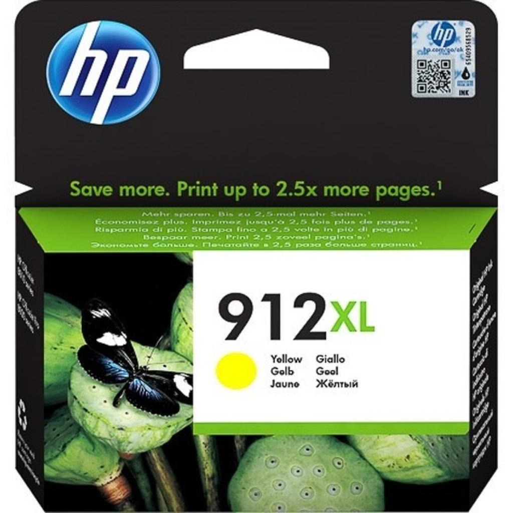 Картридж HP OfficeJet 801x/802x (O) 912XL/3YL83AE, Y, 825 стр.
