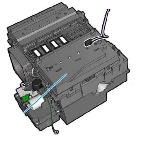 Станция парковки в сборе HP DJ Z6 (T8W15-67026) (O)