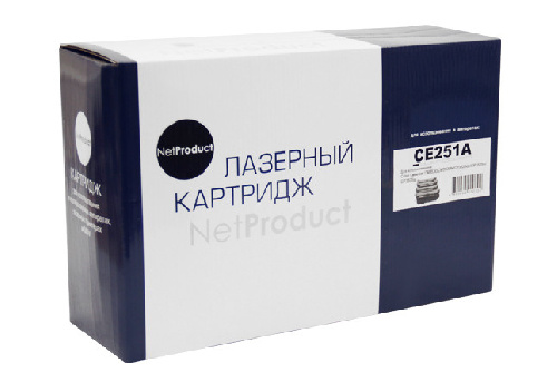 Картридж HP CLJ CP3525/CM3530 (NetProduct) CE251A, C, 7K