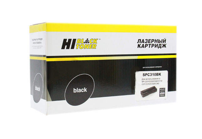 Картридж Ricoh Aficio SPC231/232/242/310/311/312/320 (Hi-Black) SPC310Bk, Bk, 6,5K