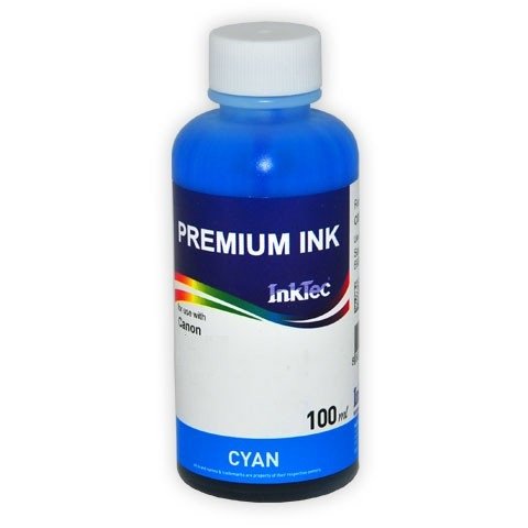 Чернила Canon (InkTec) 100мл, C0090 синий GI-490 C