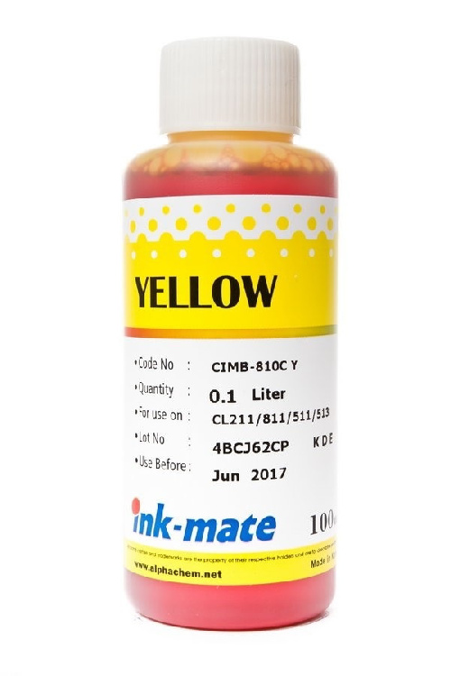 Чернила Canon (Ink-mate) 100 мл, CIMB-810 Y (желтый)