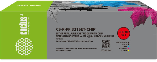 Картридж Cactus CS-R-PFI321SET-CHIP