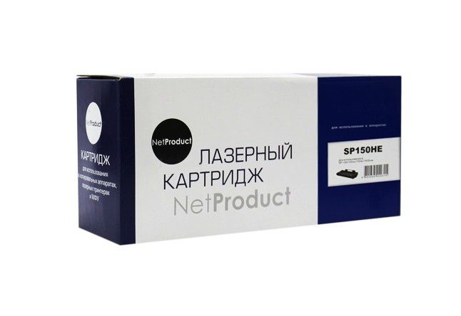Картридж Ricoh Aficio SP 150/150SU (NetProduct) SP150HE/408010, 1,5K