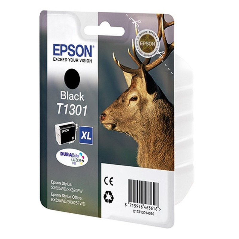 Картридж Epson Stylus SX525/SX535/SX620/BX320/WF7525 (O) C13T13014010, Bk