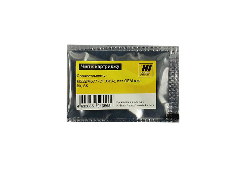 Чип HP CLJ Enterprise M552/M577 (CF360A), non OEM size, Bk, 6K, Hi-Black