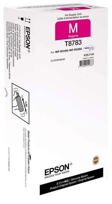 Чернила Epson WorkForce Pro WF-R5190/R5690 (O) C13T878340, M, 50K