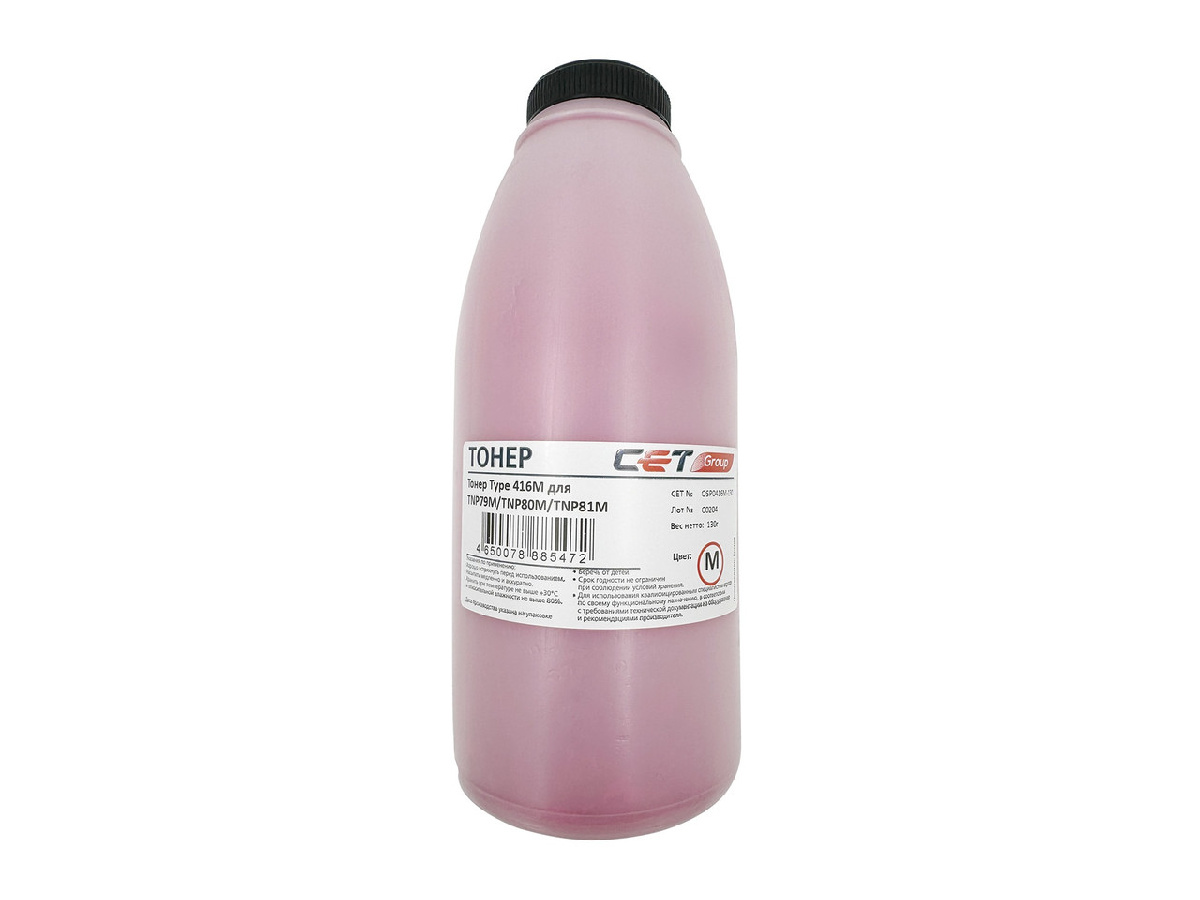Тонер KONICA MINOLTA Bizhub C4050i (Japan) Magenta, Type 416M, 130г/бут, OSP0416M-130 (CET)