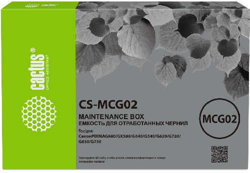 Бункер Cactus CS-MCG02 (MC-G02) для Canon Pixma G680/GX580/G640/G540/G620/G720/G650/G750/G2420