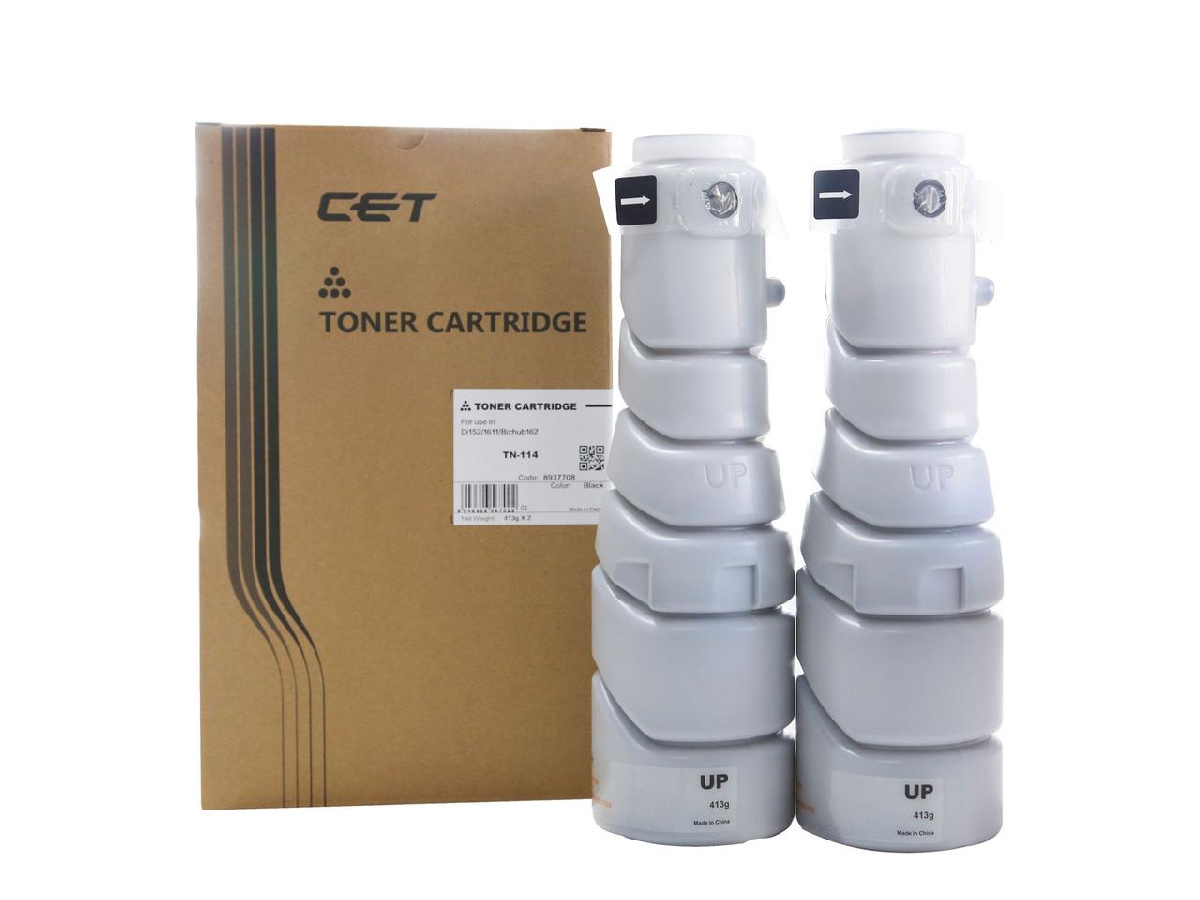 Картридж Konica Minolta Bizhub 162/163/180/181/210/211/220 (CET6702) TN-114/MT-302, 413г, 11500 стр.