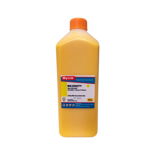 Чернила экосольвентные для Roland Soljet /MUTOH/Mimaki (1л, yellow) ES000Y MyInk