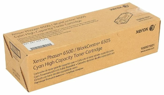 Картридж Xerox Phaser 6500/WC 6505 (O) 106R01601, C, 2,5K