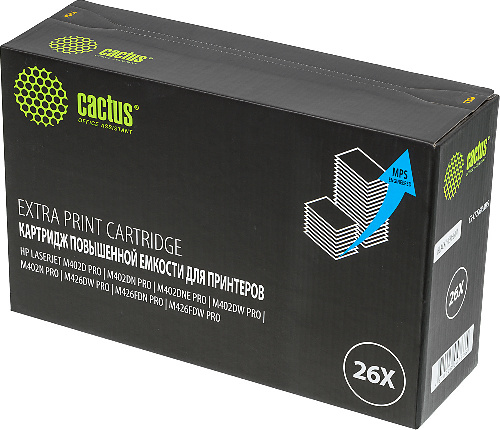 Картридж лазерный Cactus CS-CF226X-MPS CF226XX черный (12000стр.)