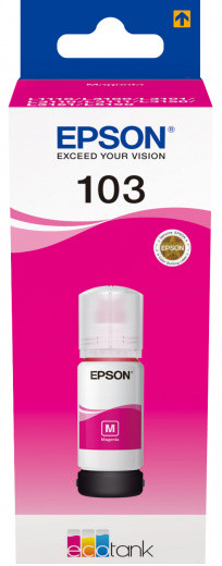 Чернила Epson 103 L1110/L3100/L3101/L3110/L3150/L3151 (O) C13T00S34A, magenta, 65ml