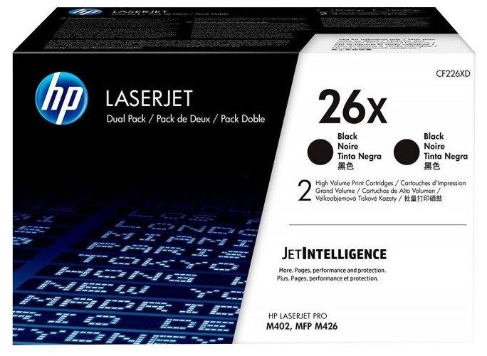 Картридж HP LJ M402/M426 (O) CF226XD, 9K*2, двойная упаковка
