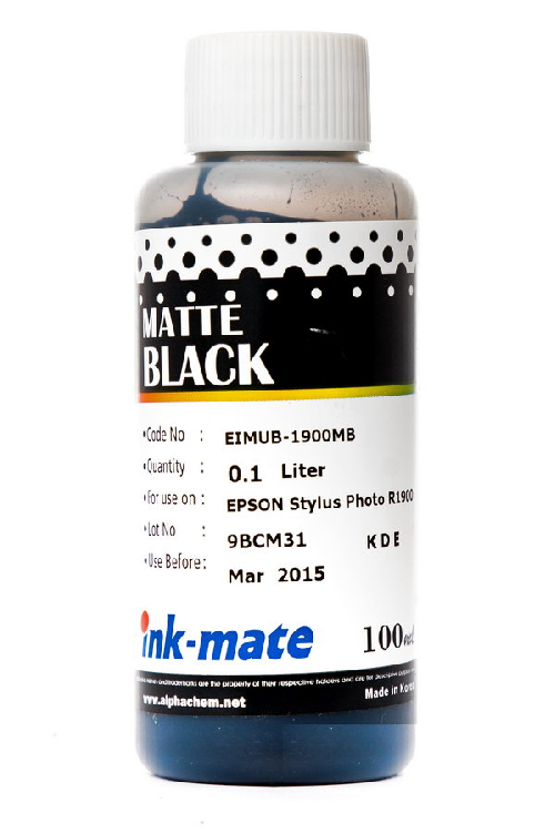 Чернила Epson (Ink-Mate) 100 мл, EIM 1900 MA (матовый черный)