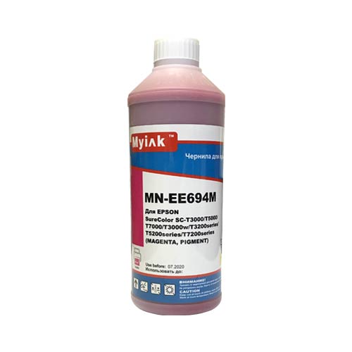 Чернила EPSON (T6943) SC-T3000/T5000/T7000//T3200/T5200/T7200 (1л, magenta, Pigment) EE694M MyInk
