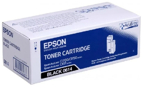 Картридж Epson AcuLaser C1700/C1750N/CX17NF (O) C13S050614, Bk, 2.2K