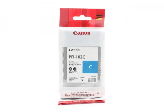 Картридж Canon IPF 500/600/605/700/710 (O) PFI-102C/0896B001, 130 мл